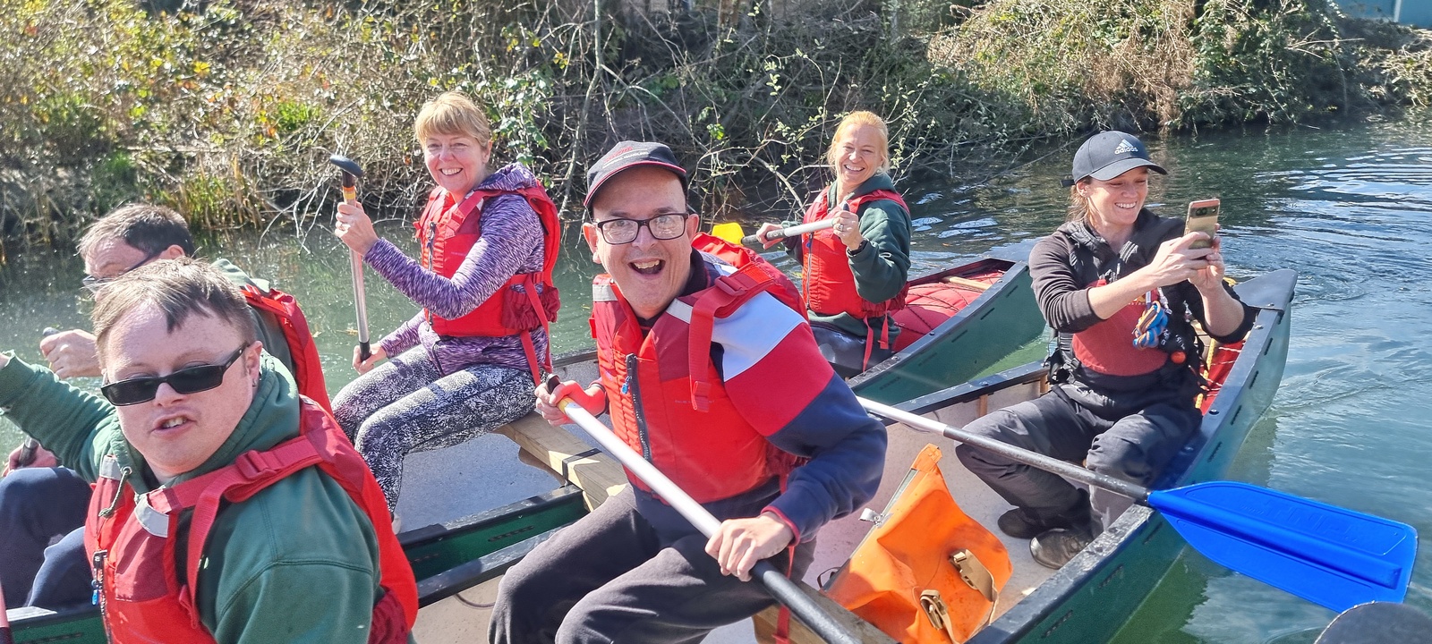 Adaptive canoe initiative in Dudley inspires participants to try something new